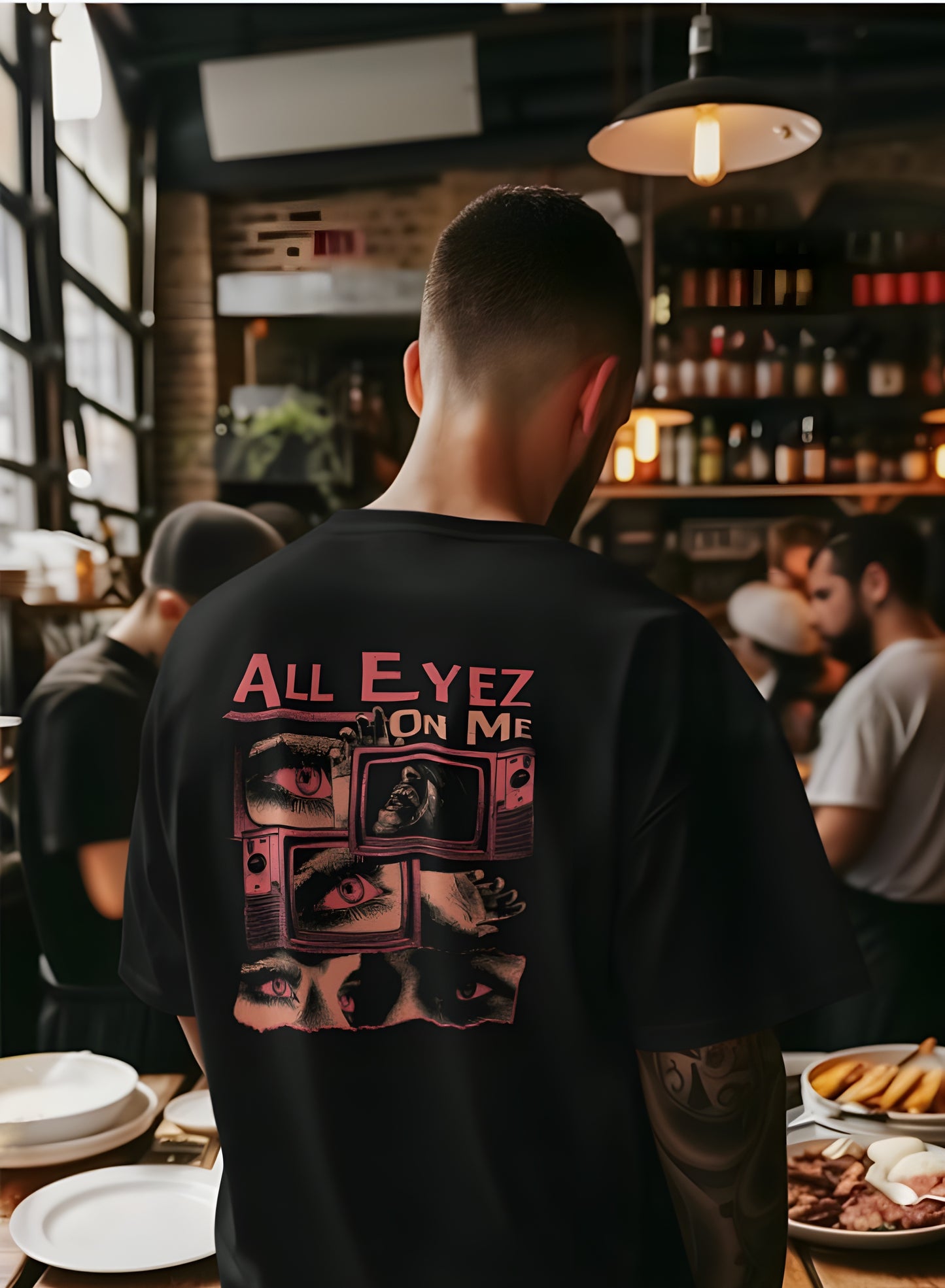 All Eyes On Me Oversized T shirt